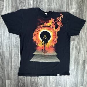 The Imaginary Foundation “IF” Black Graphic Tee 100% Cotton Made in USA